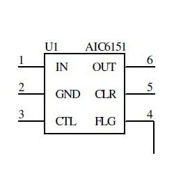 東莞AIC6152 85uA靜態(tài)電源電流USB電源開關(guān)哪家好